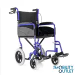 Dash Express Foldable Wheelchair – Reboxed blue
