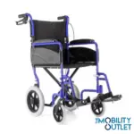 Express Lightweight Wheelchair Purple Front Side