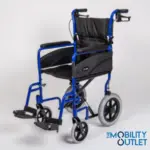 Express Folding Lightweight Wheelchair Blue Side