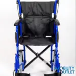 Express Folding Lightweight Wheelchair Blue Front