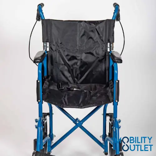 Magnesium Lite 10 kg Wheelchair Front Blue