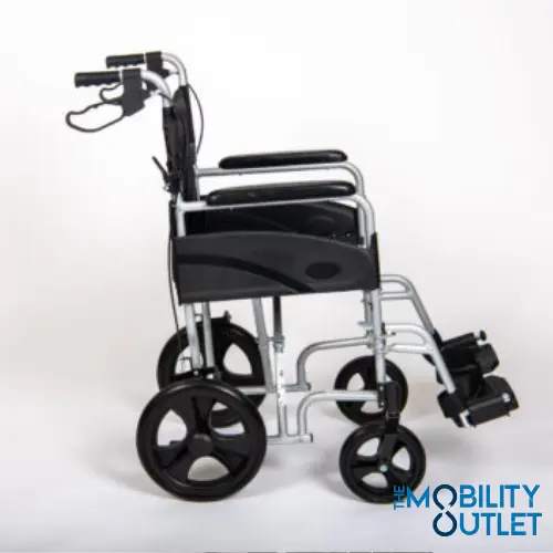 Magnesium Lite Wheelchair Side View 10 Kg