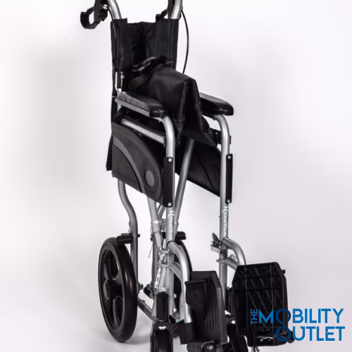 Magnesium Lite Wheelchair Side View - Folded