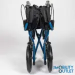 Magnesium Lite 10 kg Wheelchair from the back