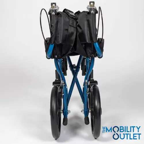 Magnesium Lite 10 kg Wheelchair from the back