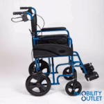 Magnesium Lite 10 kg Wheelchair Side Blue