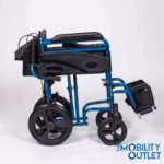 Magnesium Lite 10 kg Wheelchair from the side