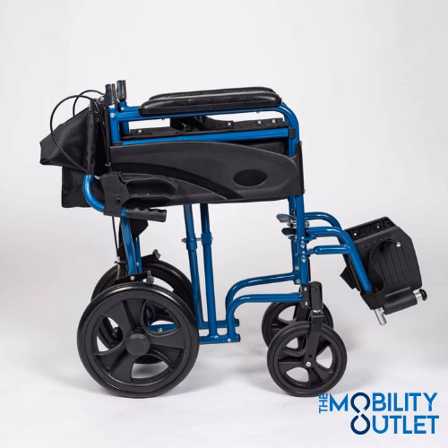 Magnesium Lite 10 kg Wheelchair from the side