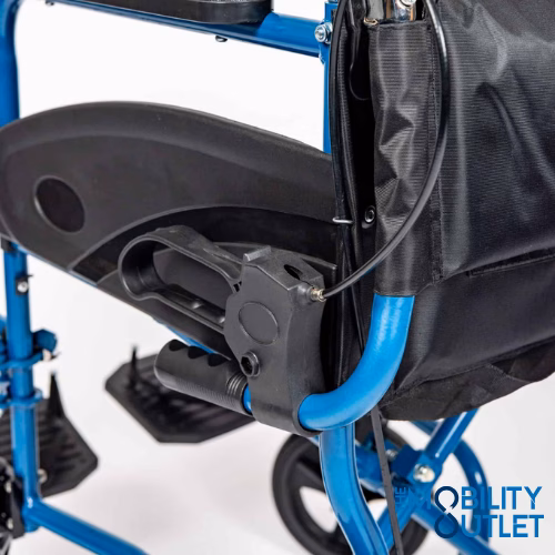 Magnesium Lite 10 kg Wheelchair from the side handles