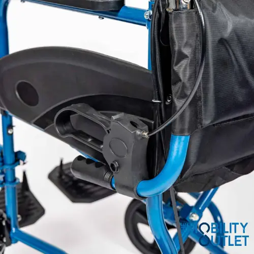 Magnesium Lite 10 kg Wheelchair from the side handles
