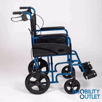 Magnesium Lite 10 kg Wheelchair Side Blue