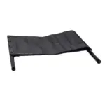 Lite 2 AP/SP unpadded backrest extension in black with metal frame supports for wheelchair use.