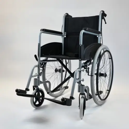 Lite Foldable Self Propelled Wheelchair Side