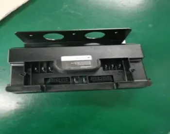 Robooter E40 lower control assembly CE version with connector ports and mounting bracket.