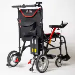 Dashi Duo Powerchair Lightweight Folding Electric Wheelchair With Dual Controls