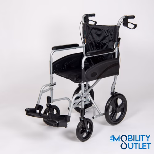 Lightweight Wheelchair Re-boxed Folded - Reboxed Side