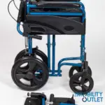 Lightweight Wheelchair Re Boxed Folded Blue