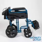 Lightweight Wheelchair Re Boxed Folded Blue Side Fold