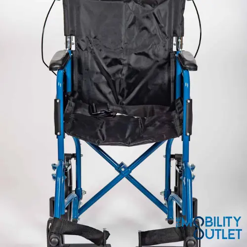 Lightweight Wheelchair Re Boxed Folded Blue Front